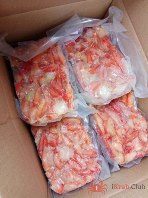 Мясо камчатского краба Колено без панциря 1 кг